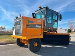 Up close of new Rosco sweeper,New electric sweeper,New electric Rosco sweeper,Up close of Rosco sweeper